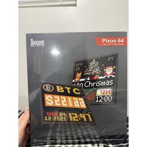 Divoom Pixoo 64 Pixel Digital Display Open Box A*